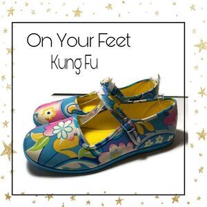 On Your Feet "Kung Fu" Mary Jane Paisley Shoes